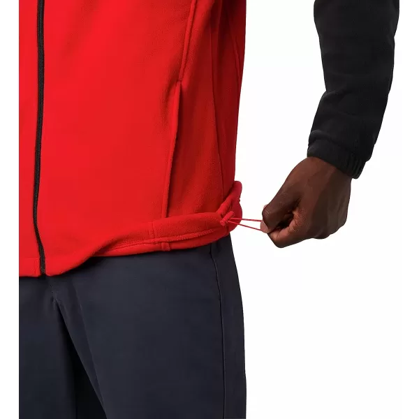 imageColumbia Mens CLG Flanker Iii Fleece JacketNebraska Cornhuskers Neb  Black Bright Red