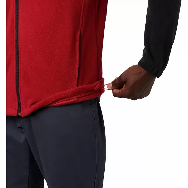 imageColumbia Mens CLG Flanker Iii Fleece JacketOklahoma Sooners Ok  Black Red Velvet