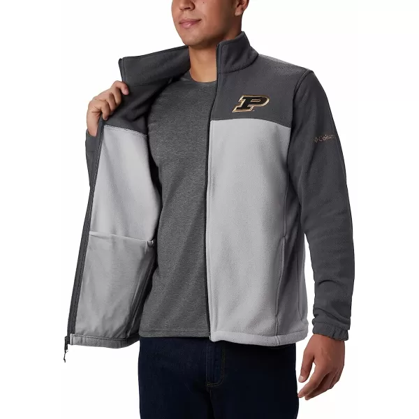 imageColumbia Mens CLG Flanker Iii Fleece JacketPurdue Boilermakers Pd  Grill Columbia Grey