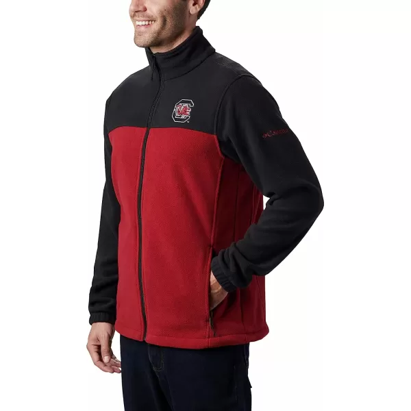 imageColumbia Mens CLG Flanker Iii Fleece JacketSouth Carolina Fighting Gamecocks Sc  Black Beet