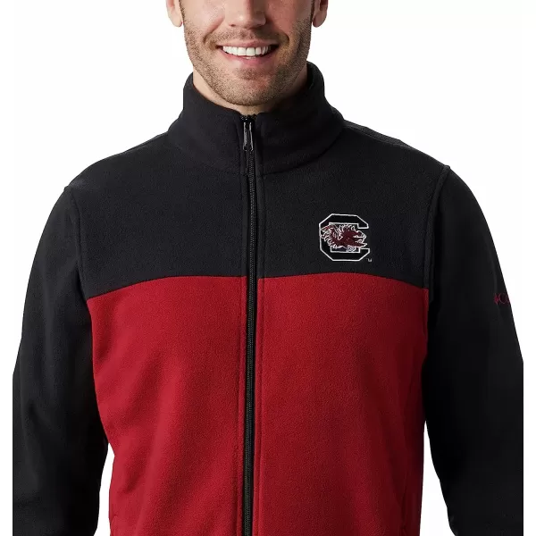 imageColumbia Mens CLG Flanker Iii Fleece JacketSouth Carolina Fighting Gamecocks Sc  Black Beet