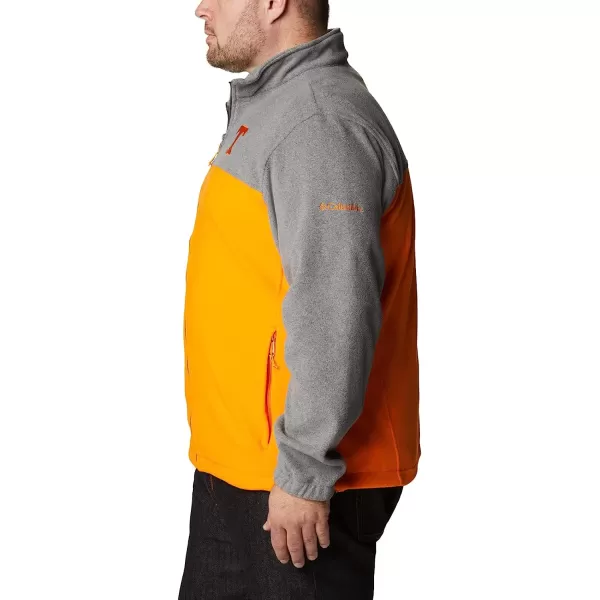 imageColumbia Mens CLG Flanker Iii Fleece JacketTennessee Volunteers Ut  Charcoal Solarize