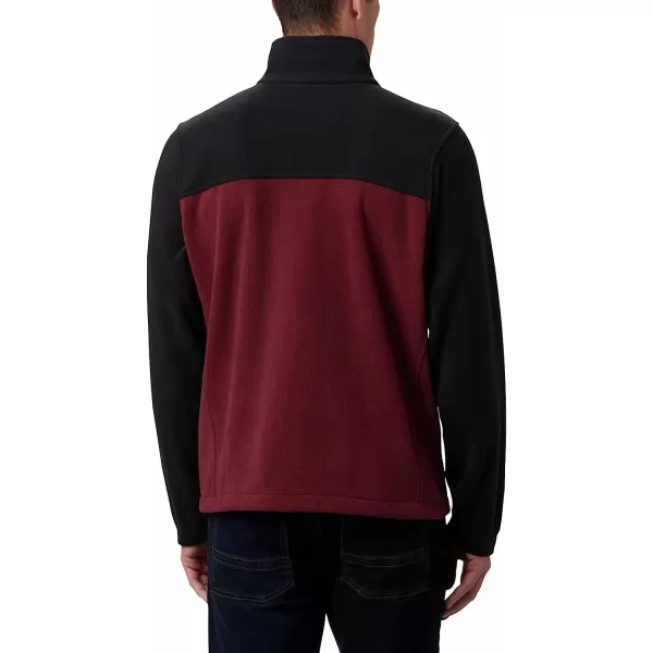 imageColumbia Mens CLG Flanker Iii Fleece JacketTexas AampM Aggies Tam  Black Deep Maroon