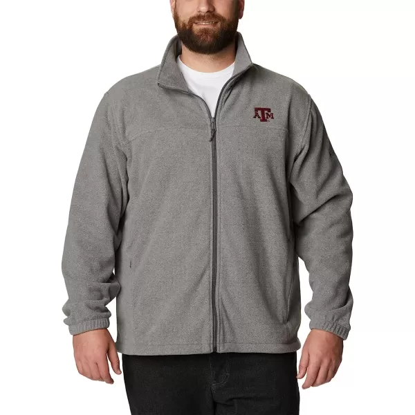 imageColumbia Mens CLG Flanker Iii Fleece JacketTexas AampM Aggies Tam  Charcoal