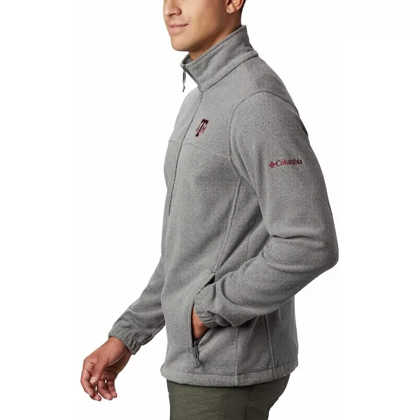 imageColumbia Mens CLG Flanker Iii Fleece JacketTexas AampM Aggies Tam  Charcoal