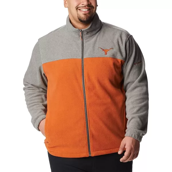 imageColumbia Mens CLG Flanker Iii Fleece JacketTexas Longhorns Tex  Charcoal Cedar