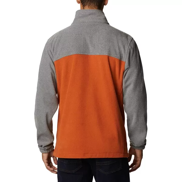 imageColumbia Mens CLG Flanker Iii Fleece JacketTexas Longhorns Tex  Charcoal Cedar