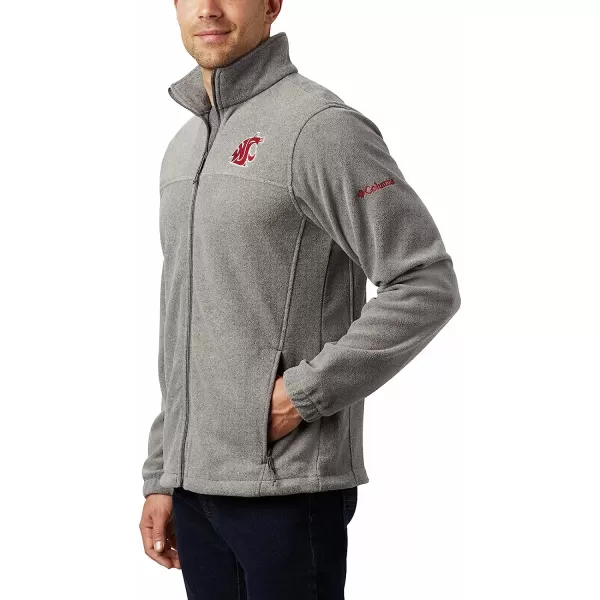 imageColumbia Mens CLG Flanker Iii Fleece JacketWashington State Cougars Waz  Charcoal