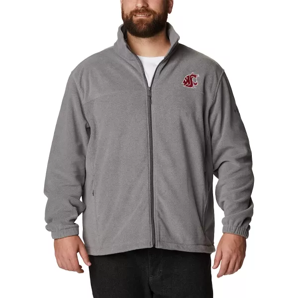 imageColumbia Mens CLG Flanker Iii Fleece JacketWashington State Cougars Waz  Charcoal