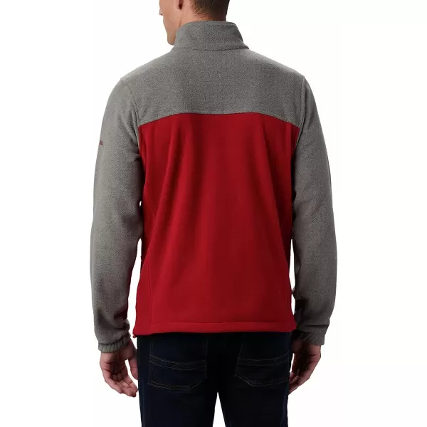 imageColumbia Mens CLG Flanker Iii Fleece JacketWashington State Cougars Waz  Charcoal Red Velvet