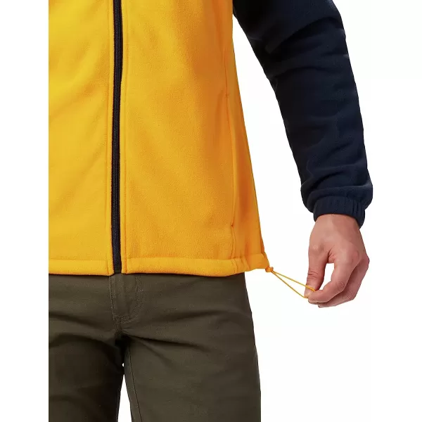 imageColumbia Mens CLG Flanker Iii Fleece JacketWest Virginia Mountaineers Wv  Collegiate Navy Mlb Gold