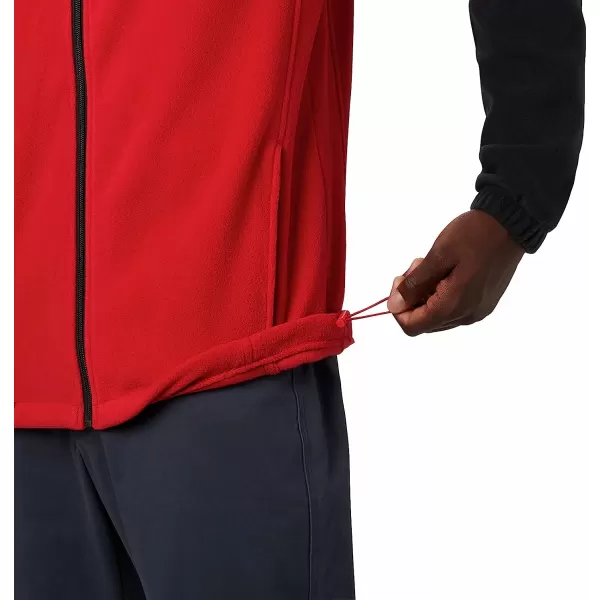 imageColumbia Mens CLG Flanker Iii Fleece JacketWisconsin Badgers Wis  Black Intense Red
