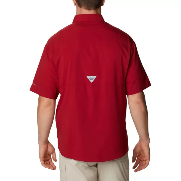 imageColumbia Mens CLG Tamiami Short Sleeve ShirtAlabama Crimson Tide Ala  Red Velvet