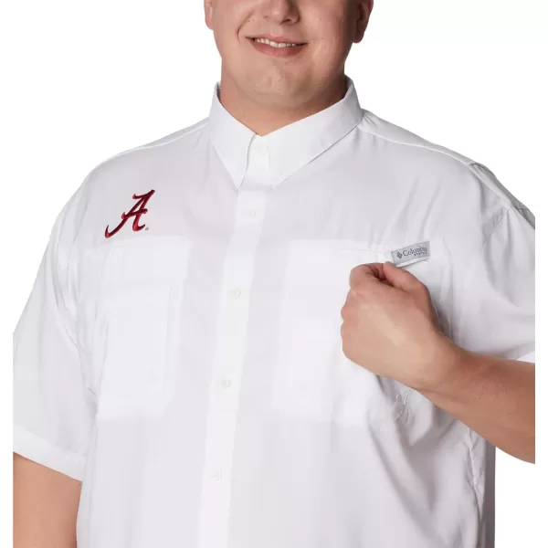 imageColumbia Mens CLG Tamiami Short Sleeve ShirtAlabama Crimson Tide Ala  White