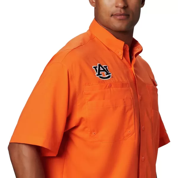 imageColumbia Mens CLG Tamiami Short Sleeve ShirtAuburn Tigers Aub  Spark Orange