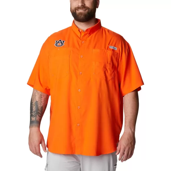 imageColumbia Mens CLG Tamiami Short Sleeve ShirtAuburn Tigers Aub  Spark Orange