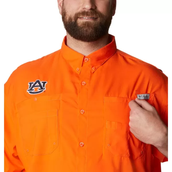 imageColumbia Mens CLG Tamiami Short Sleeve ShirtAuburn Tigers Aub  Spark Orange