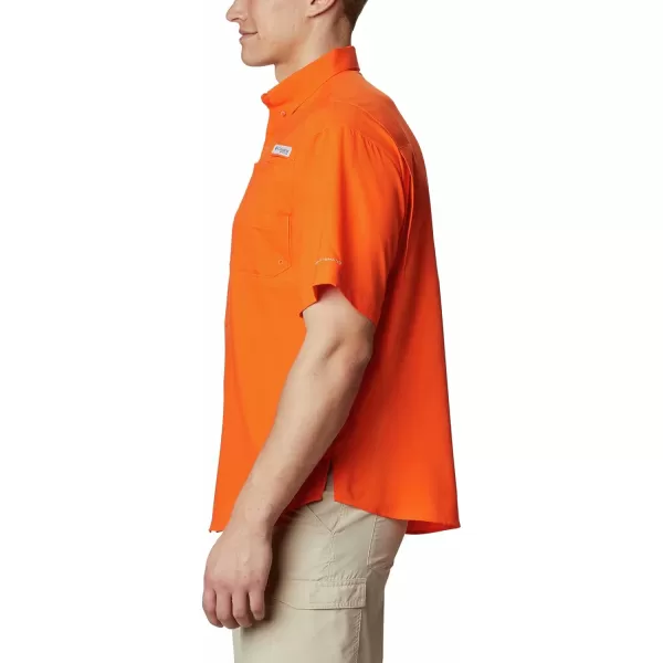 imageColumbia Mens CLG Tamiami Short Sleeve ShirtClemson Tigers Cle  Spark Orange