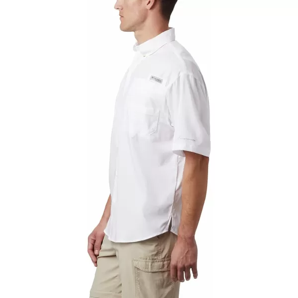 imageColumbia Mens CLG Tamiami Short Sleeve ShirtClemson Tigers Cle  White