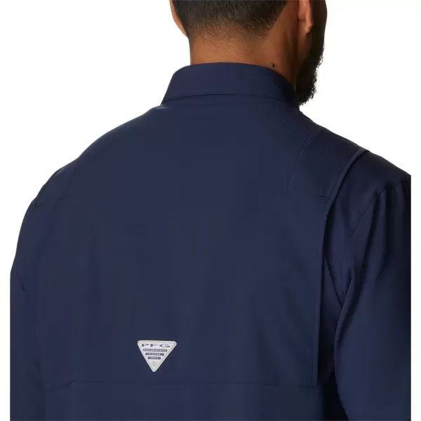 imageColumbia Mens CLG Tamiami Short Sleeve ShirtDallas Cowboys Dc  Collegiate Navy