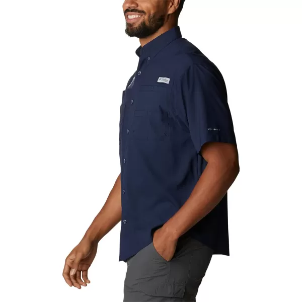 imageColumbia Mens CLG Tamiami Short Sleeve ShirtDallas Cowboys Dc  Collegiate Navy