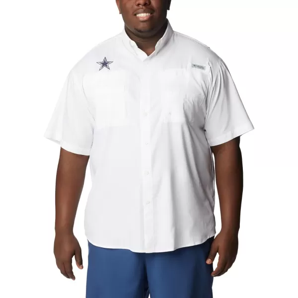imageColumbia Mens CLG Tamiami Short Sleeve ShirtDallas Cowboys Dc  White