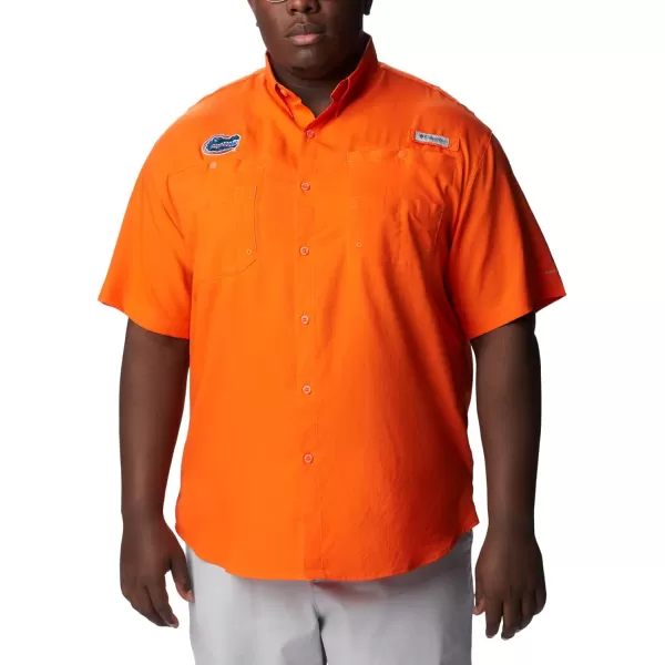 imageColumbia Mens CLG Tamiami Short Sleeve ShirtFlorida Gators Fla  Spark Orange