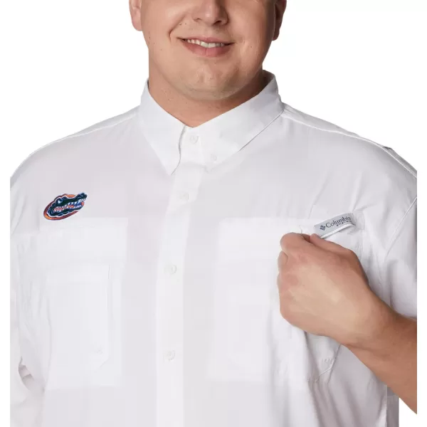 imageColumbia Mens CLG Tamiami Short Sleeve ShirtFlorida Gators Fla  White