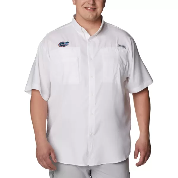 imageColumbia Mens CLG Tamiami Short Sleeve ShirtFlorida Gators Fla  White
