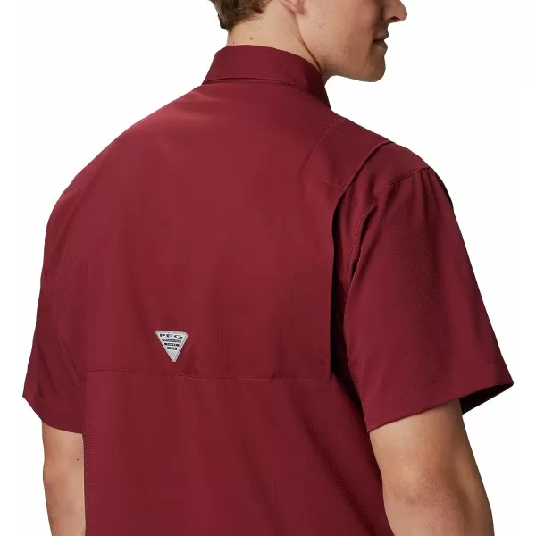 imageColumbia Mens CLG Tamiami Short Sleeve ShirtFlorida State Seminoles Fsu  Cabernet