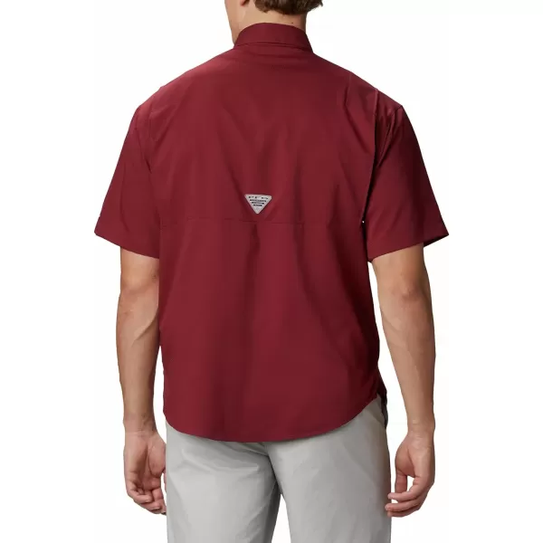imageColumbia Mens CLG Tamiami Short Sleeve ShirtFlorida State Seminoles Fsu  Cabernet