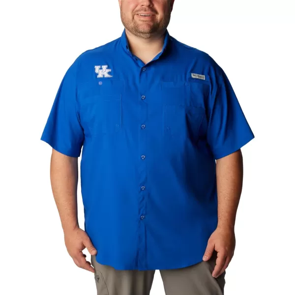 imageColumbia Mens CLG Tamiami Short Sleeve ShirtKentucky Wildcats Uk  Azul