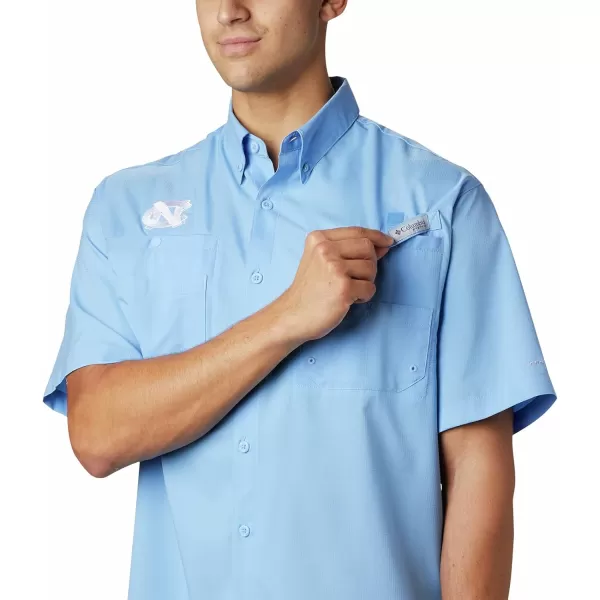 imageColumbia Mens CLG Tamiami Short Sleeve ShirtNorth Carolina Tar Heels Nc  White Cap
