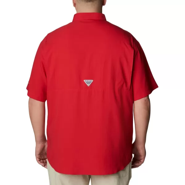 imageColumbia Mens CLG Tamiami Short Sleeve ShirtOhio State Buckeyes Os  Intense Red