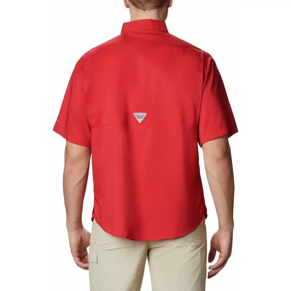 imageColumbia Mens CLG Tamiami Short Sleeve ShirtOhio State Buckeyes Os  Intense Red