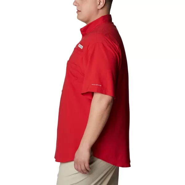 imageColumbia Mens CLG Tamiami Short Sleeve ShirtOhio State Buckeyes Os  Intense Red