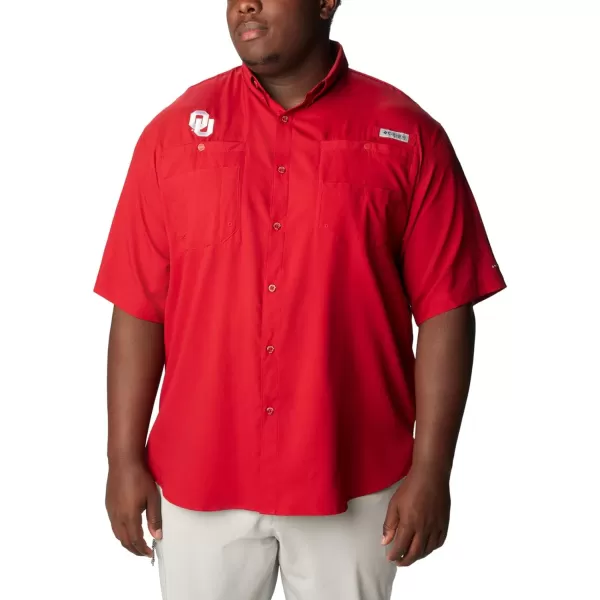 imageColumbia Mens CLG Tamiami Short Sleeve ShirtOklahoma Sooners Ok  Red Velvet