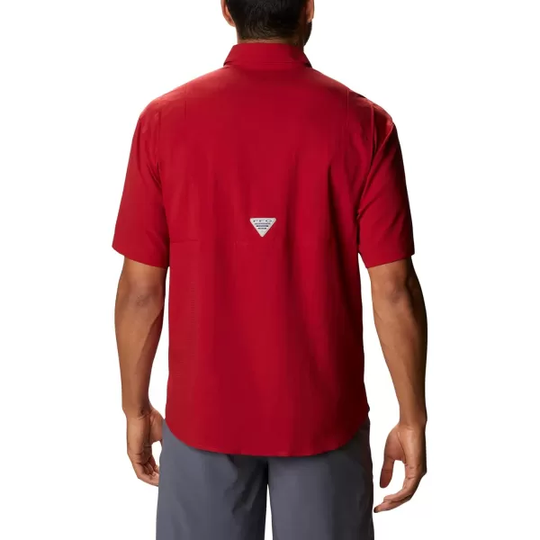 imageColumbia Mens CLG Tamiami Short Sleeve ShirtOklahoma Sooners Ok  Red Velvet