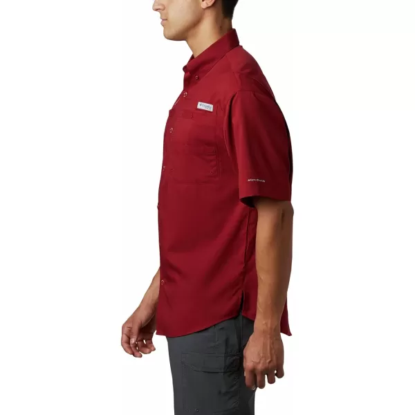 imageColumbia Mens CLG Tamiami Short Sleeve ShirtSouth Carolina Fighting Gamecocks Sc  Beet