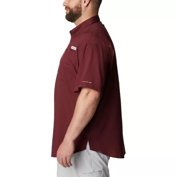 imageColumbia Mens CLG Tamiami Short Sleeve ShirtTexas AampM Aggies Tam  Maroon