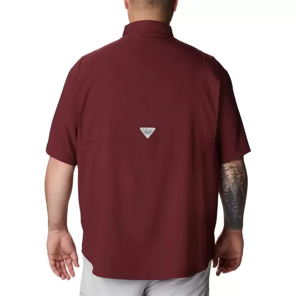 imageColumbia Mens CLG Tamiami Short Sleeve ShirtTexas AampM Aggies Tam  Maroon