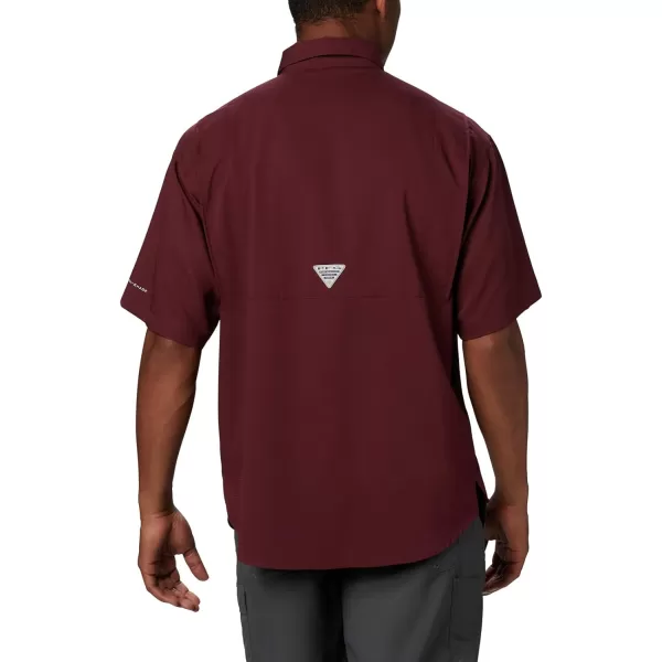 imageColumbia Mens CLG Tamiami Short Sleeve ShirtTexas AampM Aggies Tam  Maroon