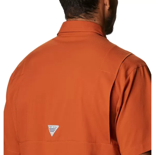imageColumbia Mens CLG Tamiami Short Sleeve ShirtTexas Longhorns Tex  Cedar
