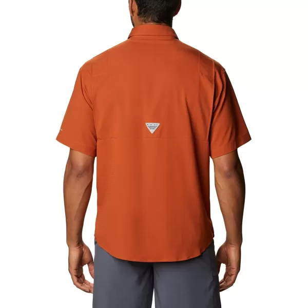 imageColumbia Mens CLG Tamiami Short Sleeve ShirtTexas Longhorns Tex  Cedar
