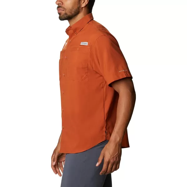imageColumbia Mens CLG Tamiami Short Sleeve ShirtTexas Longhorns Tex  Cedar