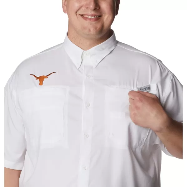 imageColumbia Mens CLG Tamiami Short Sleeve ShirtTexas Longhorns Tex  White