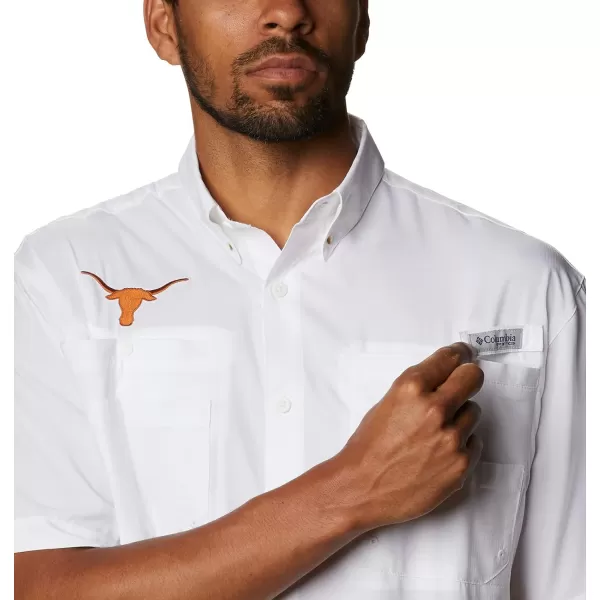 imageColumbia Mens CLG Tamiami Short Sleeve ShirtTexas Longhorns Tex  White