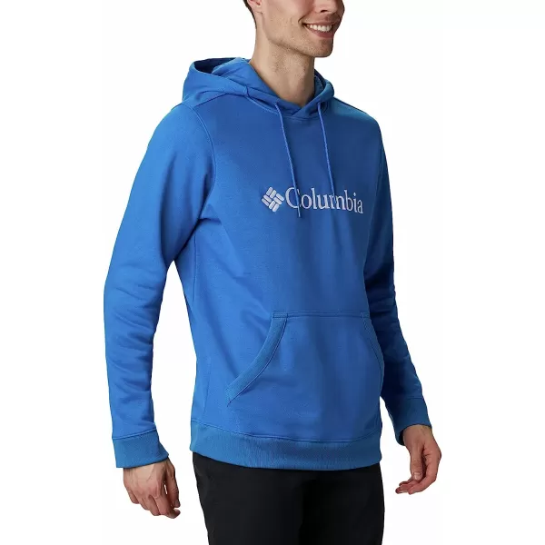 imageColumbia Mens CSC Basic Logo II Classic Hoodie Cotton BlendBright IndigoWhite