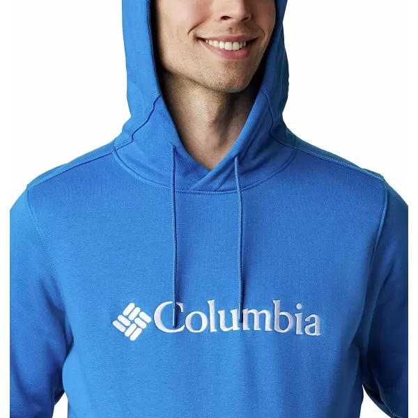 imageColumbia Mens CSC Basic Logo II Classic Hoodie Cotton BlendBright IndigoWhite