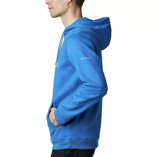 imageColumbia Mens CSC Basic Logo II Classic Hoodie Cotton BlendBright IndigoWhite